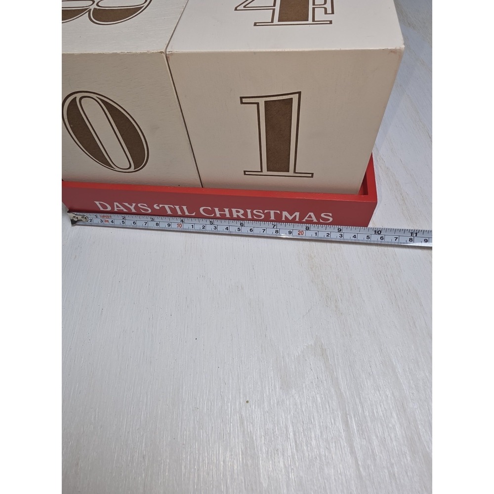 Hallmark- Days To Christmas Countdown Blocks Large - Picture 2 of 6